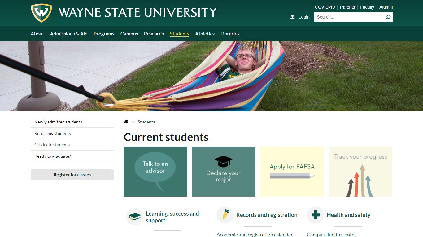 Current students - Wayne State University - Wayne State University